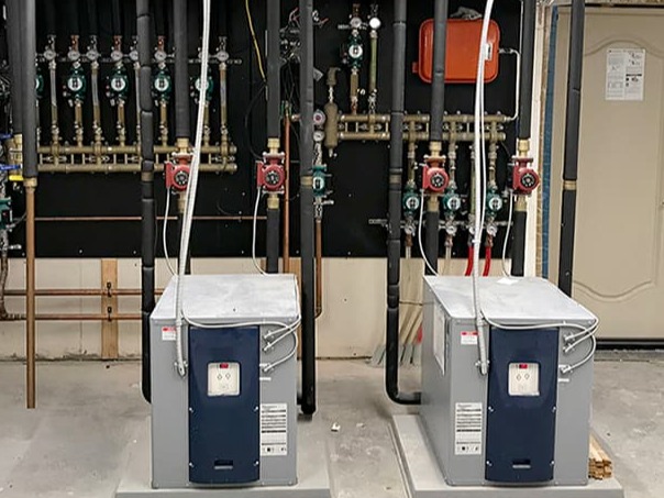 Geothermal heat pump.