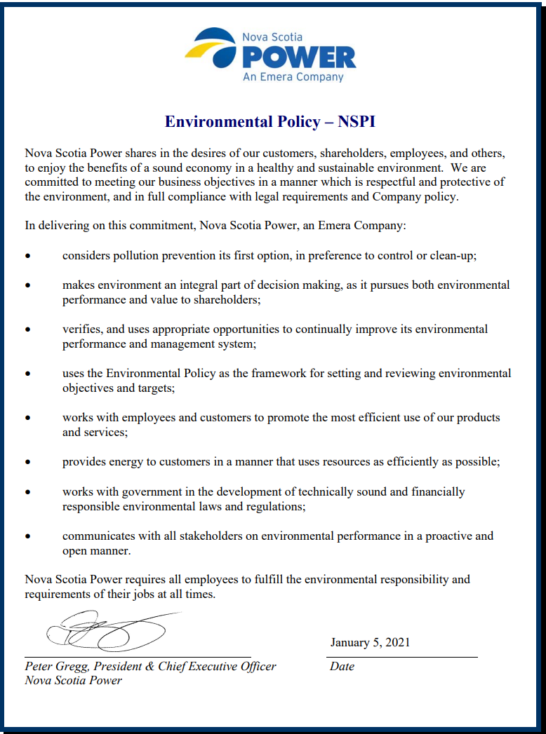 New NSPI policy