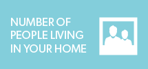 Number of people living in your home