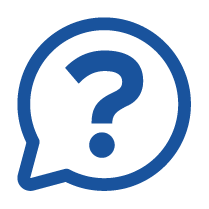 question mark icon in a speech bubble
